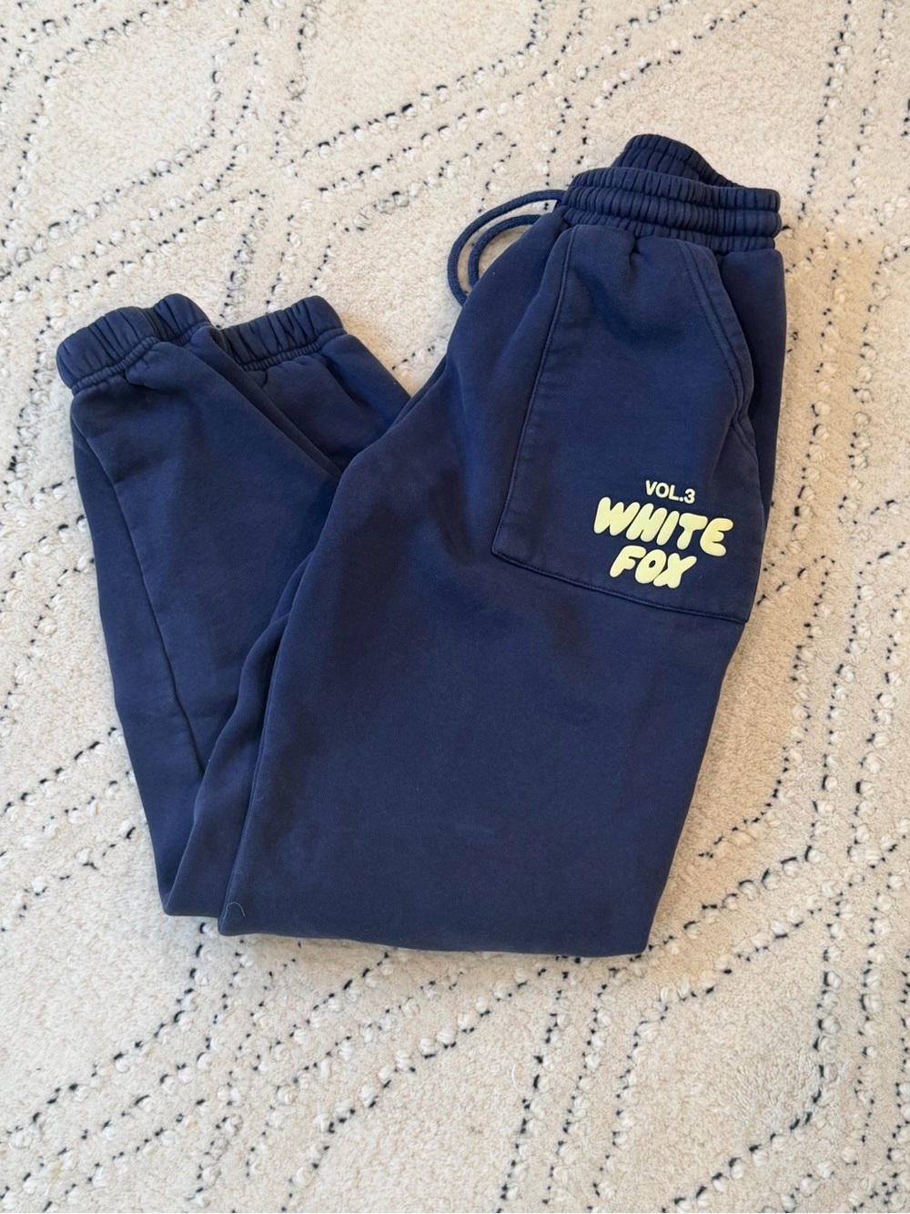 White Fox Boutique Navy Sweatpants XXS